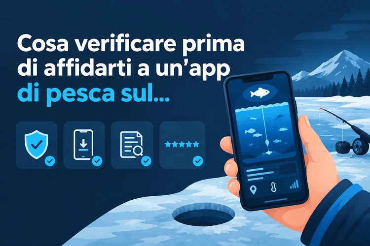 Cosa verificare prima di affidarti a un'app di pesca sul ghiaccio